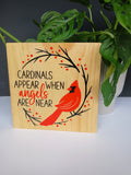 Cardinals appear